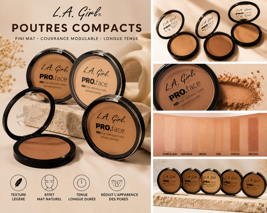 POUDRE COMPACTE MATTE POUR LE VISAGE PRO