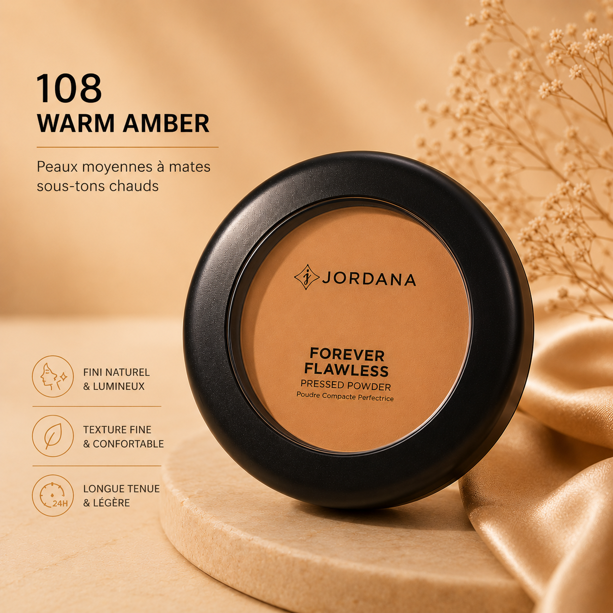 Poudre compacte Jordana