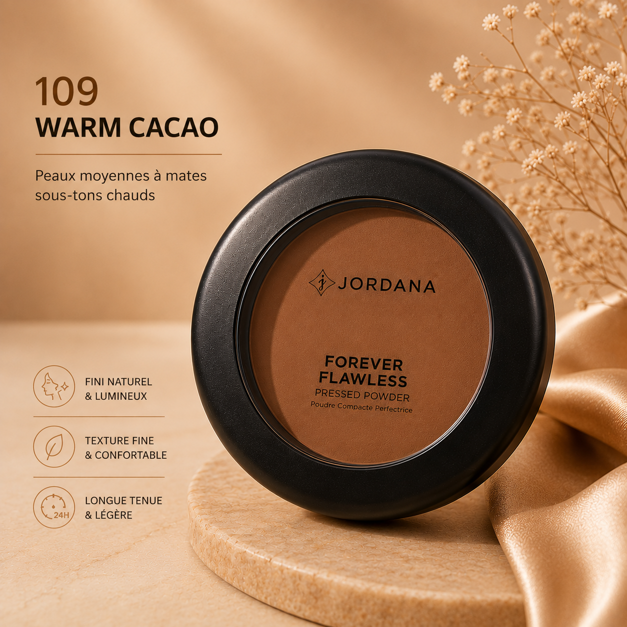 Poudre compacte Jordana